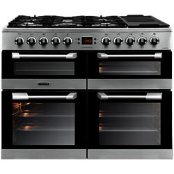 Leisure CS100F520X Cuisinemaster Freestanding Dual Fuel Range Cooker, Stainless Steel